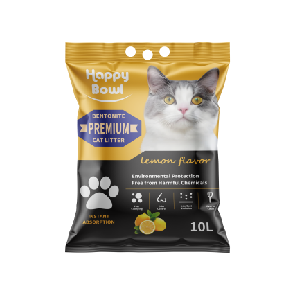 Happy Bowl Cat Litter Lemon